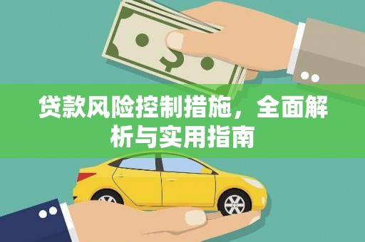 望安贷款风险控制措施，全面解析与实用指南