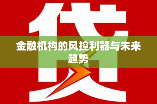 望安金融机构的风控利器与未来趋势