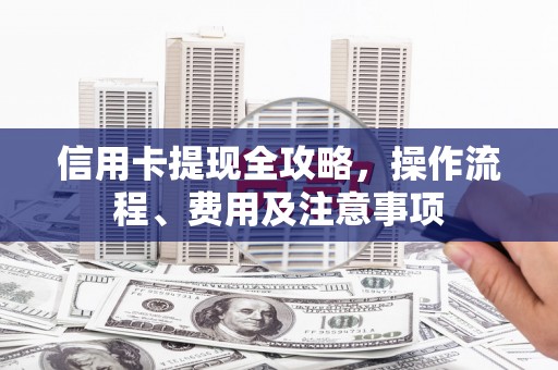 望安信用卡提现全攻略，操作流程、费用及注意事项