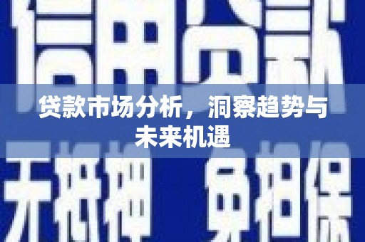 望安贷款市场分析，洞察趋势与未来机遇