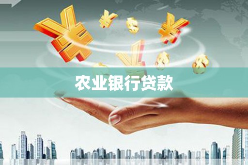 望安农业银行贷款