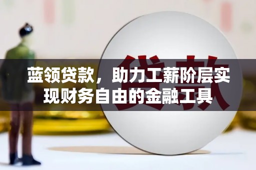 望安蓝领贷款，助力工薪阶层实现财务自由的金融工具