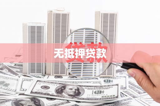 望安无抵押贷款