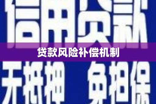 望安贷款风险补偿机制
