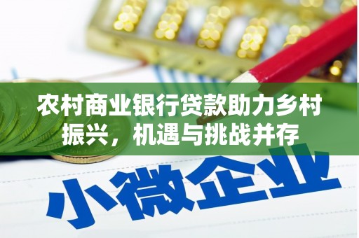 望安农村商业银行贷款助力乡村振兴，机遇与挑战并存