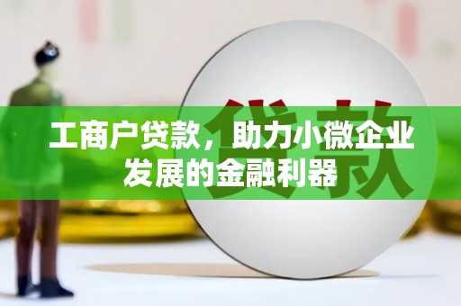 望安工商户贷款，助力小微企业发展的金融利器