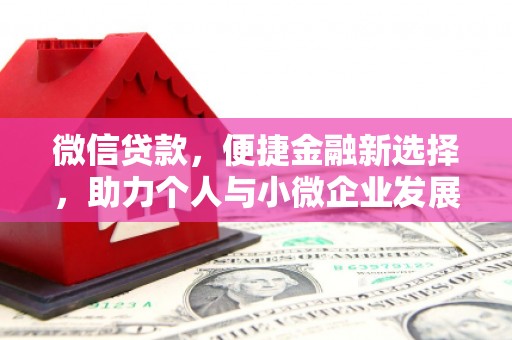 望安微信贷款，便捷金融新选择，助力个人与小微企业发展