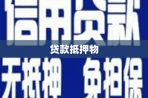 望安贷款抵押物