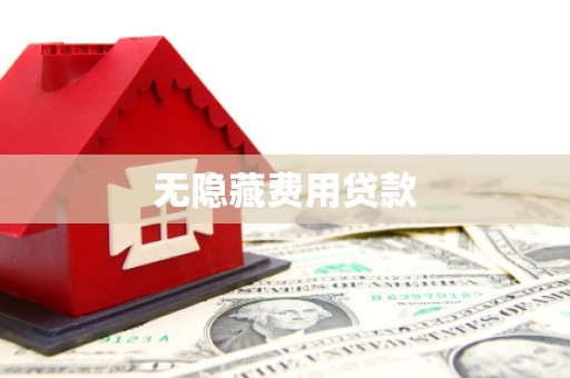 望安无隐藏费用贷款