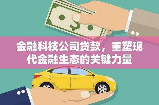 望安金融科技公司贷款，重塑现代金融生态的关键力量