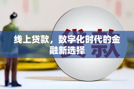 望安线上贷款，数字化时代的金融新选择