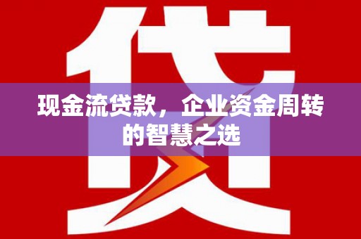 望安现金流贷款，企业资金周转的智慧之选