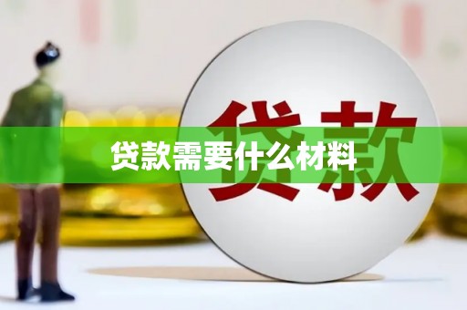 望安贷款需要什么材料