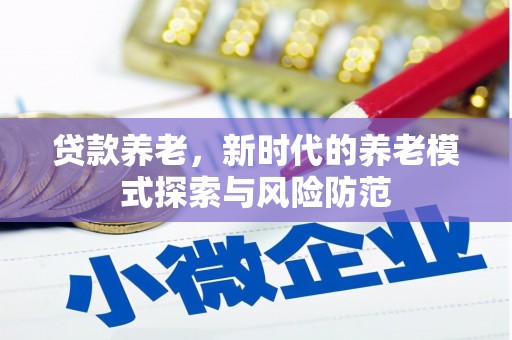 望安贷款养老，新时代的养老模式探索与风险防范